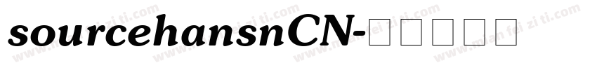 sourcehansnCN字体转换