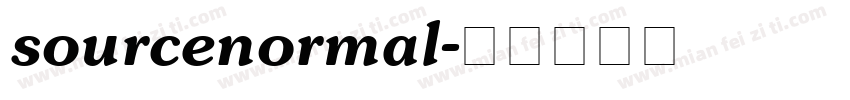 sourcenormal字体转换