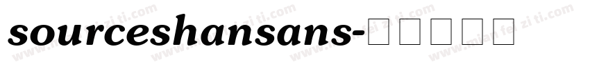 sourceshansans字体转换