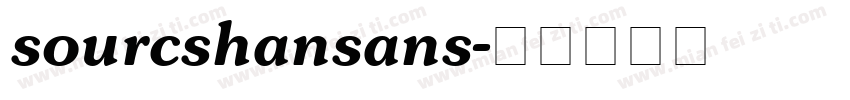 sourcshansans字体转换