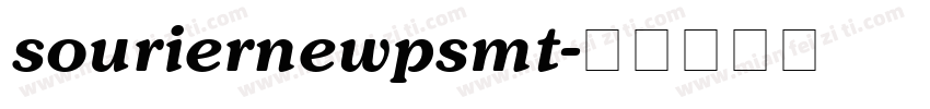 souriernewpsmt字体转换