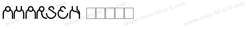 Aharsen字体转换