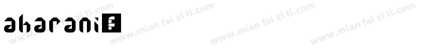 aharani字体转换