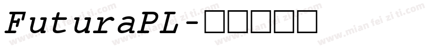 FuturaPL字体转换