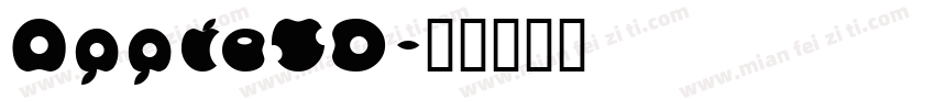 AppleSD字体转换