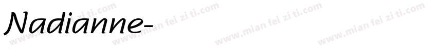 Nadianne字体转换
