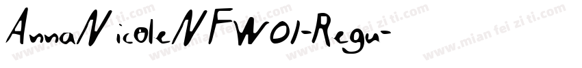 AnnaNicoleNFW01-Regu字体转换