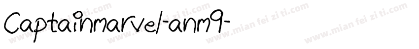 Captainmarvel-anm9字体转换