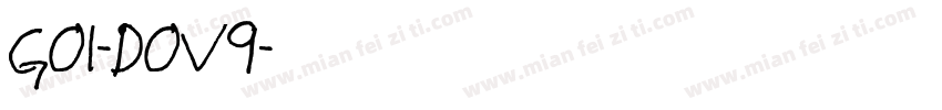 G01-D0V9字体转换
