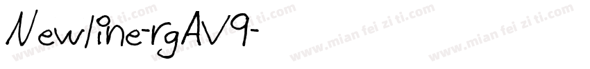 Newline-rgAV9字体转换