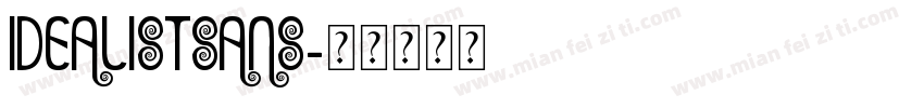 Idealistsans字体转换