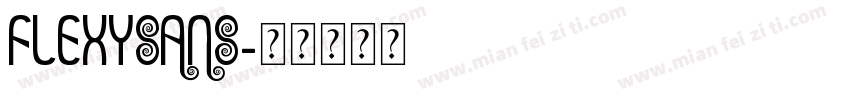 flexysans字体转换