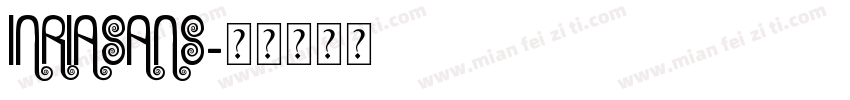 inriasans字体转换