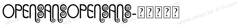 opensansopensans字体转换