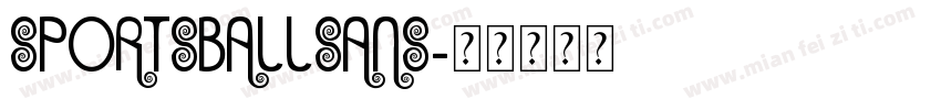 sportsballsans字体转换