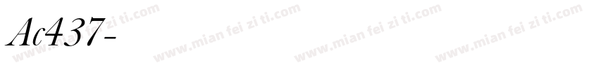 Ac437字体转换