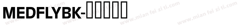 MEDFLYBK字体转换