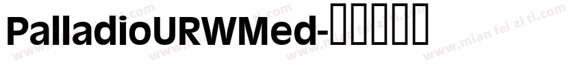 PalladioURWMed字体转换