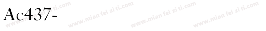 Ac437字体转换