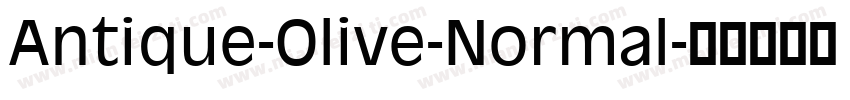 Antique-Olive-Normal字体转换