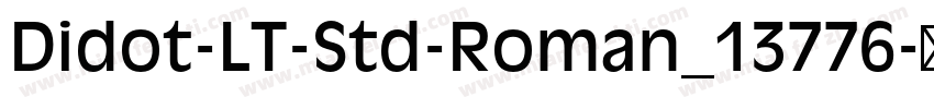 Didot-LT-Std-Roman_13776字体转换