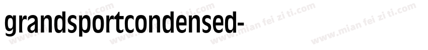 grandsportcondensed字体转换