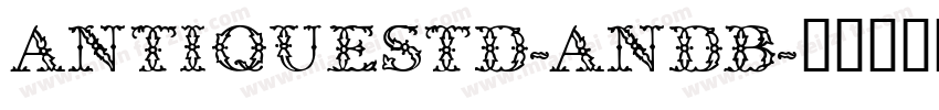 AntiqueStd-ANDB字体转换