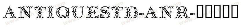 AntiqueStd-ANR字体转换