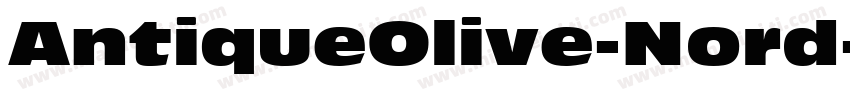 AntiqueOlive-Nord字体转换
