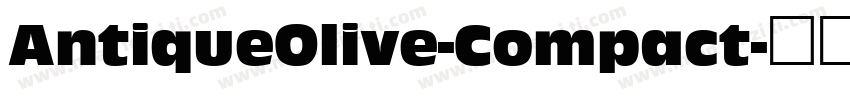 AntiqueOlive-Compact字体转换