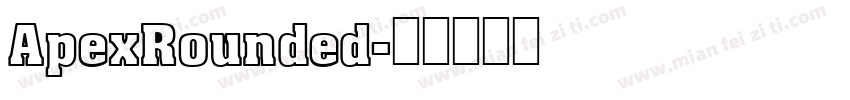 ApexRounded字体转换