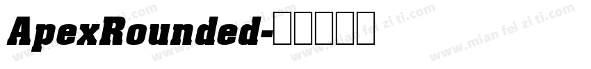 ApexRounded字体转换