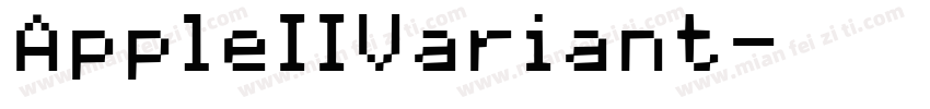 AppleIIVariant字体转换