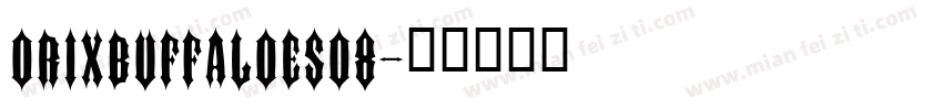 ORIXBUFFALOES08字体转换