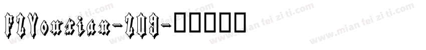 FZYouxian-Z09字体转换