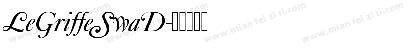 LeGriffeSwaD字体转换