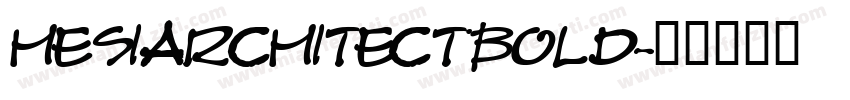 HESIArchitectBold字体转换