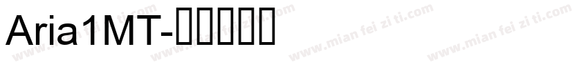 Aria1MT字体转换