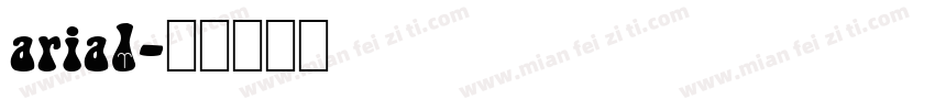 aria1字体转换