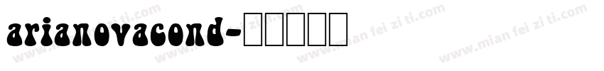 arianovacond字体转换