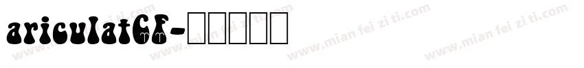 ariculatCF字体转换