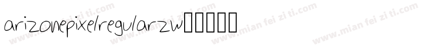 arizonepixelregular-zw字体转换