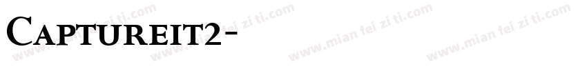Captureit2字体转换