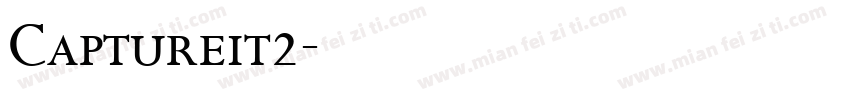 Captureit2字体转换