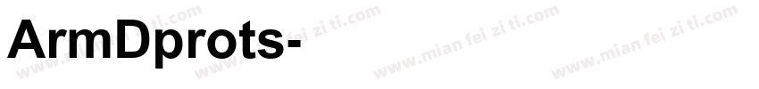 ArmDprots字体转换