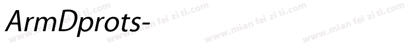 ArmDprots字体转换