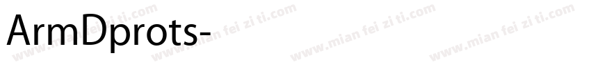 ArmDprots字体转换