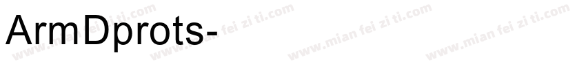 ArmDprots字体转换