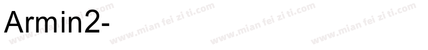 Armin2字体转换