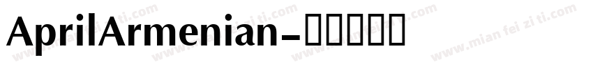 AprilArmenian字体转换